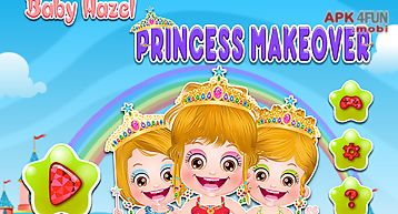 Baby hazel princess makeover