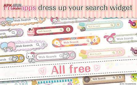 kawaii search widget dressapps