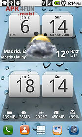 miui digital weather clock