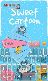 sweet cartoon keyboard