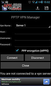 vpnroot - pptp - manager