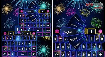 Fireworks go keyboard theme