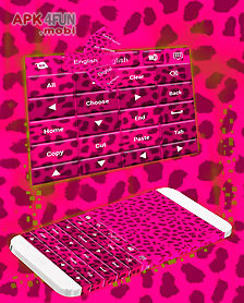 pink cheetah keyboard
