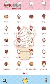 molang loves icecream dodol