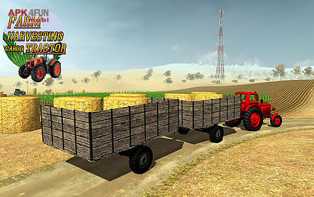 farm harvesting cargo tractor