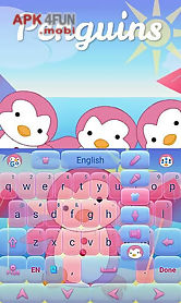 penguins go keyboard theme
