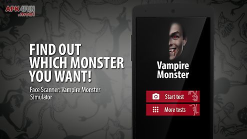 face scanner: vampire monster