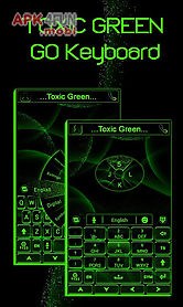 toxic green go keyboard theme