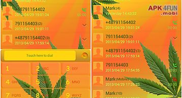 Weed ganja - go contacts theme