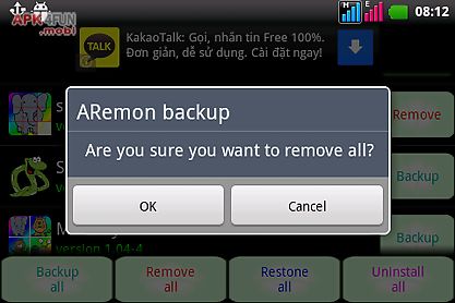 aremon backup apk