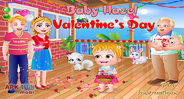 Baby gril valentines day