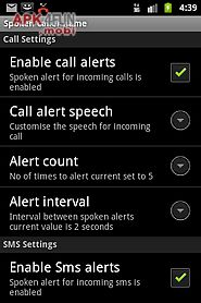 talking sms and caller id free