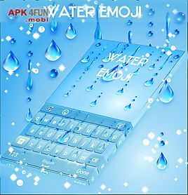 water theme for emoji keyboard