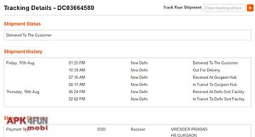 Courier tracking india