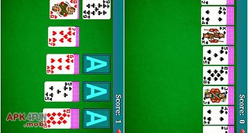 Solitaire pack card game