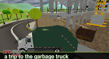 City garbage truck simulator