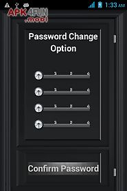 door screen lock with password
