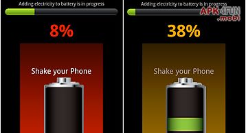 Shake battery charger prank