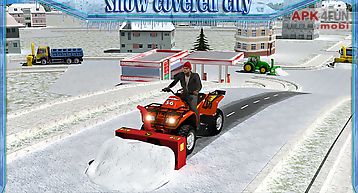 Snow blower truck simulator 3d