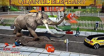 Angry elephant attack 3d
