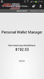 personal wallet manager