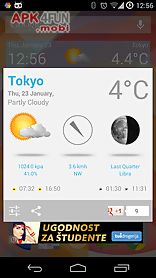 weather widget forecast app