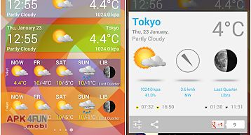 Weather widget forecast app