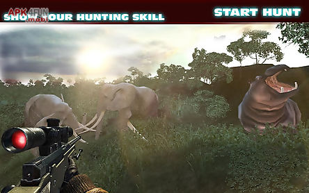 hunter kills the deer