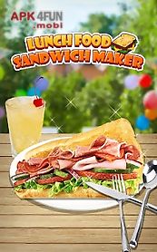 lunch food: sandwich maker
