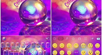 Color drops theme for keyboard