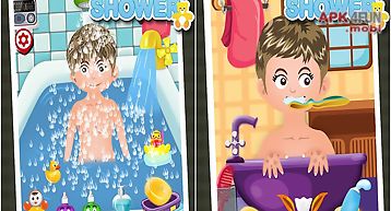 Cute kids shower - kids game