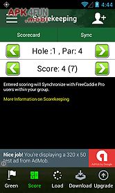 free golf gps app - freecaddie
