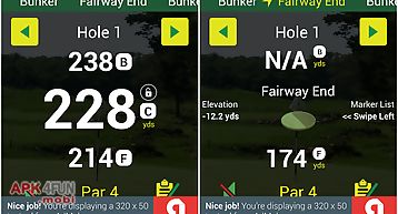 Free golf gps app - freecaddie