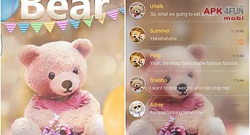 (free) go sms pro bear theme
