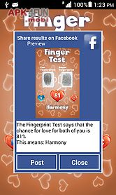 fingerprint love test for fun