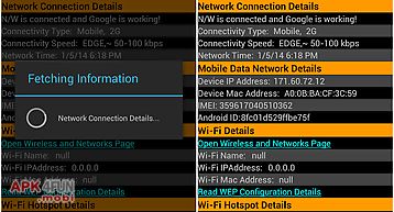 Know your android network