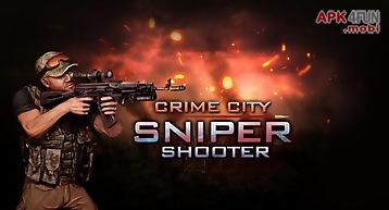 Crime city: sniper shooter