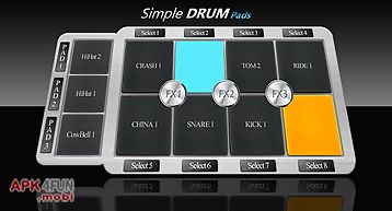 Simple drum pads
