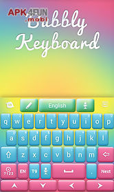 bubbly go keyboard theme