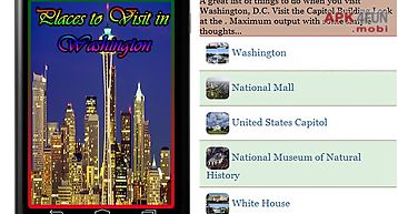 Places to visit in washington