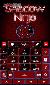 shadow ninja keyboard theme