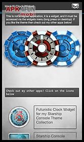 arc reactor clock widget