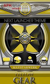 next launcher theme yellow g