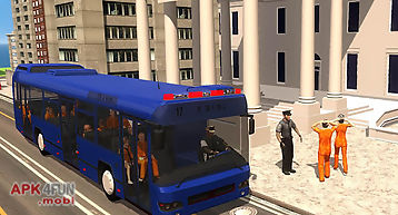 Police bus prisoner transport