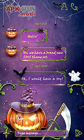 (free) go sms halloween theme