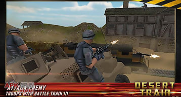 Gunship battle bullet train 3d