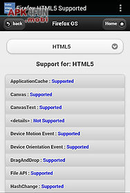 html5 supported for firefox