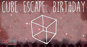 Cube escape: birthday
