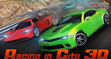 Racing in city 3d