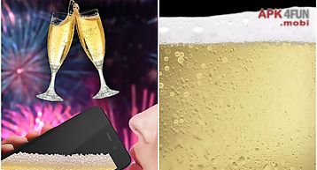 Virtual champagne drinking